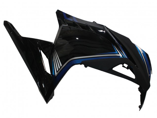 Migliori Carena Moto Kawasaki EX300 2013-2024 - Nero Lucido Blu