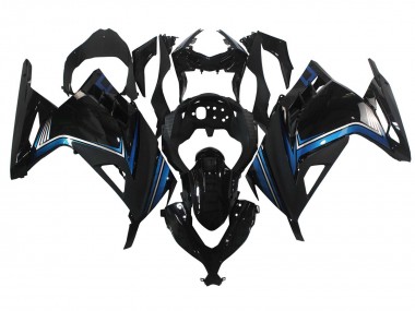 Migliori Carena Moto Kawasaki EX300 2013-2024 - Nero Lucido Blu