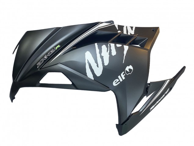 Migliori Carena Moto Kawasaki EX300 2013-2024 - Nero Opaco Bianco Elf Nevicare