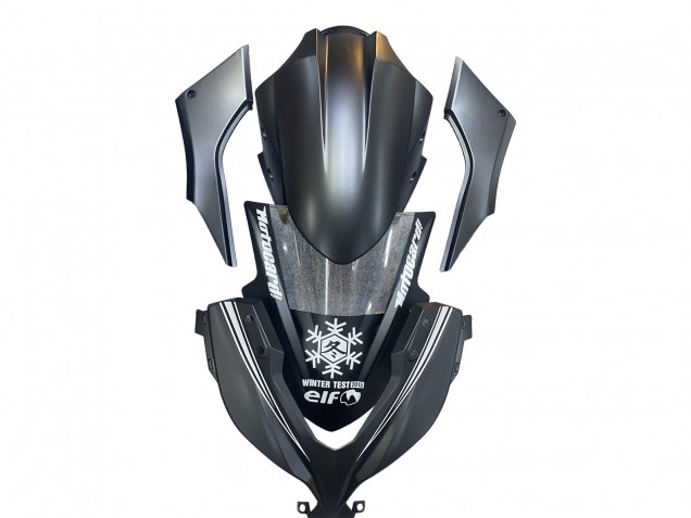 Migliori Carena Moto Kawasaki EX300 2013-2024 - Nero Opaco Bianco Elf Nevicare