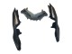 Migliori Carena Moto Kawasaki EX300 2013-2024 - Nero Opaco Bianco Elf Nevicare