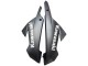 Migliori Carena Moto Kawasaki EX300 2013-2024 - Bianco Nero
