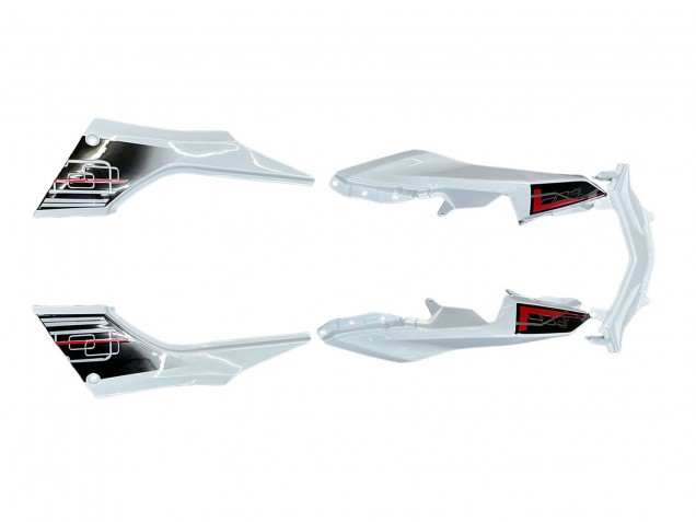 Migliori Carene Moto Kawasaki EX300 2013-2017 - Bianco Rosso Nero