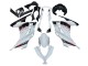 Migliori Carene Moto Kawasaki EX300 2013-2017 - Bianco Rosso Nero