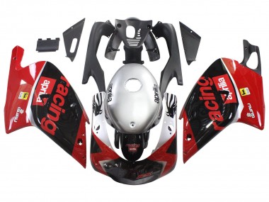 Migliori Carena Moto Aprilia RS125 2000-2005 - Rosso Nero Argento Corsa