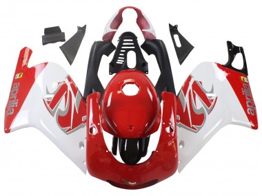 Migliori Carena Moto Aprilia RS125 2000-2005 - Bianco Rosso