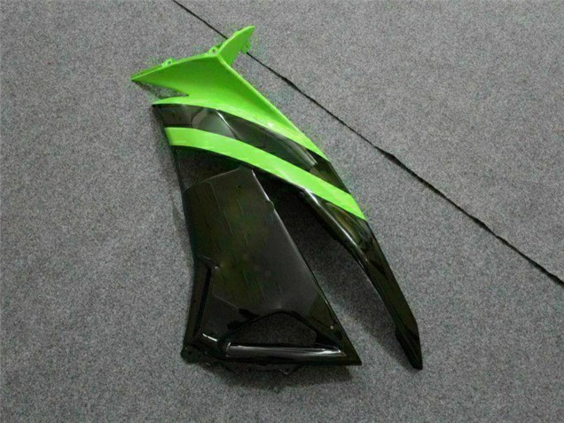 Migliori Carena Moto Kawasaki ZX6R 2009-2012 - Verde Nero Lucido Elf Touch4 Bridgestone