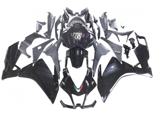 Migliori Carena Moto Aprilia RS4 50 125 2012-2018 - Nero Lucido