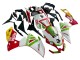 Migliori Carena Moto Aprilia RS4 50 125 2012-2019 - Bianco Rosso Verde Giallo Alitalia