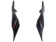 Migliori Kit Carene Moto ABS Aprilia RS4 50 125 2012-2019 - Nero Opaco
