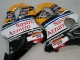 Migliori Carena Moto Honda CBR600 F4i 2004-2007 - Giallo Blu Bianco Nero Nastro Azzurro