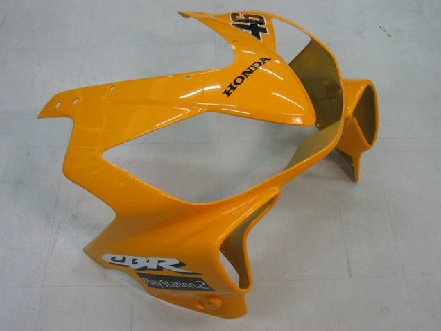 Migliori Carena Moto Honda CBR600 F4i 2004-2007 - Giallo Blu Bianco Nero Nastro Azzurro