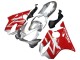 Migliori Carena Moto Honda CBR600 F4i 2004-2007 - Argento Rosso