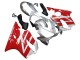 Migliori Carena Moto Honda CBR600 F4i 2004-2007 - Argento Rosso