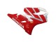 Migliori Carena Moto Honda CBR600 F4i 2004-2007 - Argento Rosso