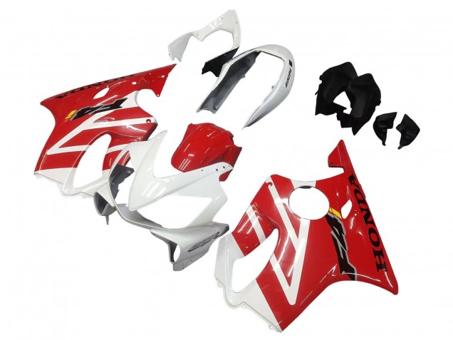 Migliori Carena Moto Honda CBR600 F4i 2004-2007 - Bianco Rosso
