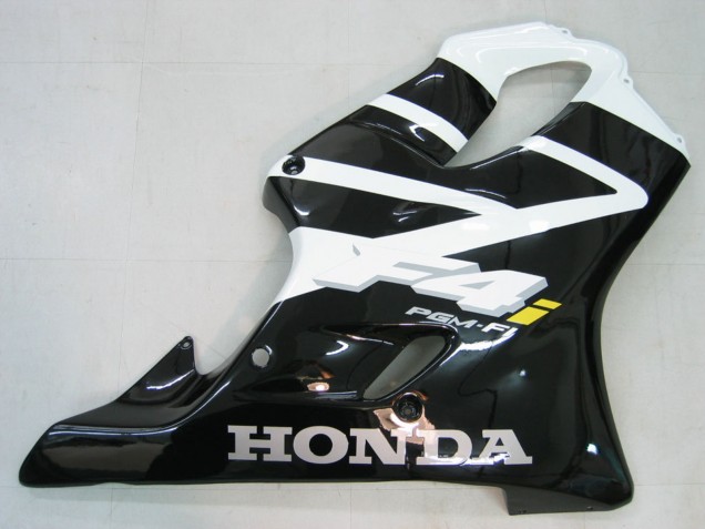 Migliori Carena Moto Honda CBR600 F4i 2004-2007 - Bianco Nero Lucido