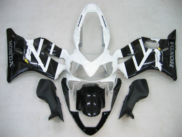 Migliori Carena Moto Honda CBR600 F4i 2004-2007 - Bianco Nero Lucido
