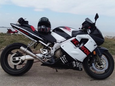 Migliori Carena Moto Honda CBR600 F4i 2004-2007 - Bianco Nero Lucido Rosso Repsol