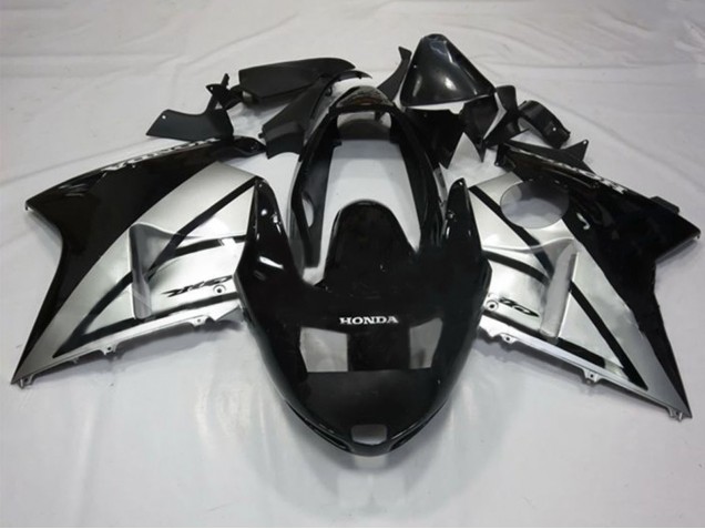 Migliori Carena Moto Honda CBR1100XX Blackbird 1996-2007 - Argento Nero Lucido