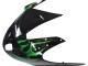 Migliori Carena Moto Honda CBR1100XX Blackbird 1996-2007 - Nero Lucido Verde Fiamma