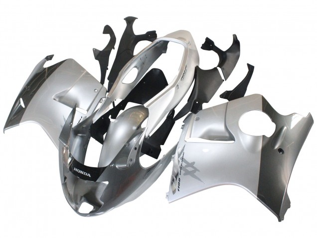 Migliori Carena Moto Honda CBR1100XX Blackbird 1996-2007 - Argento Grigio
