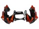 Migliori Carena Moto Honda CBR600 F2 1991-1994 - Arancia Nero Lucido