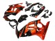 Migliori Carena Moto Honda CBR600 F3 1995-1996 - Arancia Nero Lucido