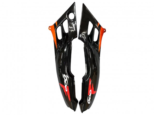 Migliori Carena Moto Honda CBR600 F3 1995-1996 - Arancia Nero Lucido