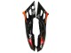 Migliori Carena Moto Honda CBR600 F3 1995-1996 - Arancia Nero Lucido
