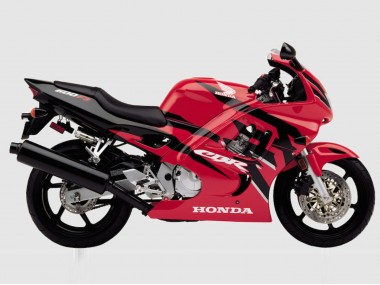 Migliori Carena Moto Honda CBR600 F3 1997-1998 - Rosso Nero Lucido