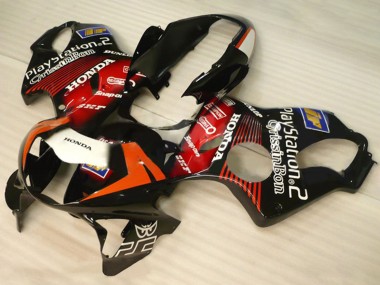 Migliori Carena Moto Honda CBR600 F4 1999-2000 - Nero Lucido Rosso Bianco PlayStation 2