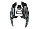 Migliori Carena Moto Honda CBR900RR 893 1992-1993 - Argento Nero Lucido