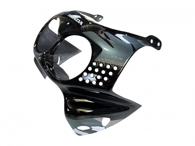 Migliori Carena Moto Honda CBR900RR 893 1992-1993 - Argento Nero Lucido