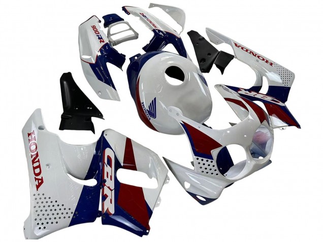 Migliori Carena Moto Honda CBR900RR 893 1992-1993 - Bianco Rosso Blu Scuro
