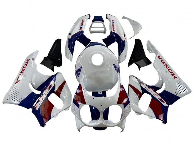Migliori Carena Moto Honda CBR900RR 893 1992-1993 - Bianco Rosso Blu Scuro