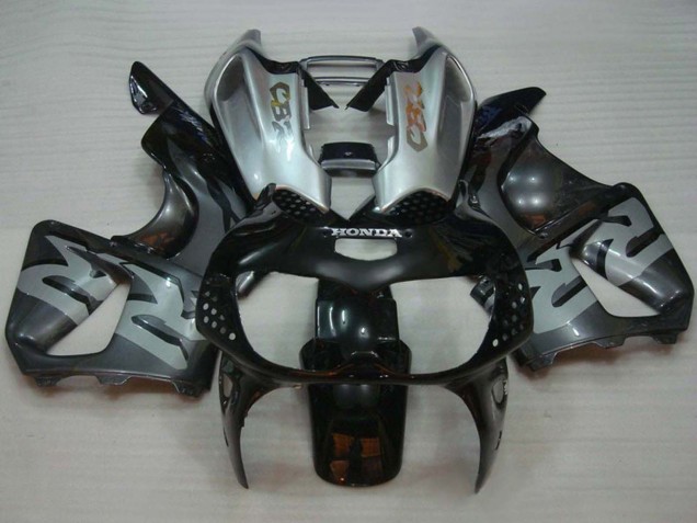 Migliori Carena Moto Honda CBR900RR 893 1994-1995 - Argento Grigio Nero Lucido