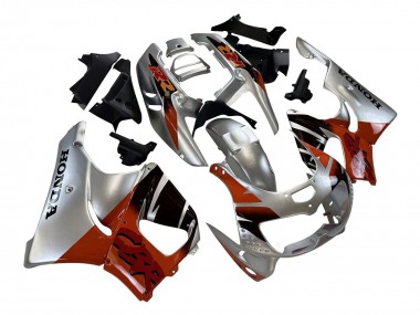 Migliori Carena Moto Honda CBR900RR 893 1996-1997 - Argento Rosso Nero Lucido