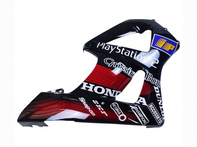 Migliori Carena Moto Honda CBR900RR 929 2000-2001 - Rosso Bianco Nero Lucido PlayStation 2