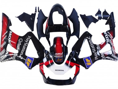 Migliori Carena Moto Honda CBR900RR 929 2000-2001 - Rosso Bianco Nero Lucido PlayStation 2
