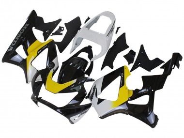 Migliori Carena Moto Honda CBR900RR 929 2000-2001 - Bianco Giallo Nero Lucido
