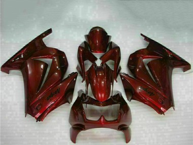 Migliori Carena Moto Kawasaki EX250 2008-2012 - Rosso Bordeaux