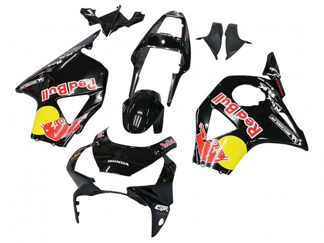 Migliori Carena Moto Honda CBR900RR 954 2002-2003 - Nero Lucido Giallo Red Bull Michelin