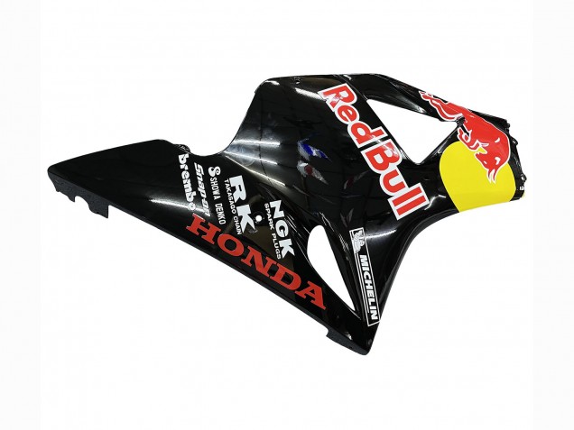 Migliori Carena Moto Honda CBR900RR 954 2002-2003 - Nero Lucido Giallo Red Bull Michelin