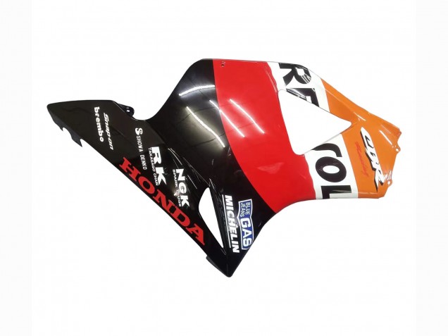 Migliori Kit Carena Moto Honda CBR900RR 954 2002-2003 - Arancia Bianco Rosso Nero Lucido Repsol