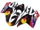 Migliori Carena Moto Ducati 848/1098/1198 2007-2014 - Nero Lucido Giallo Blu Red Bull