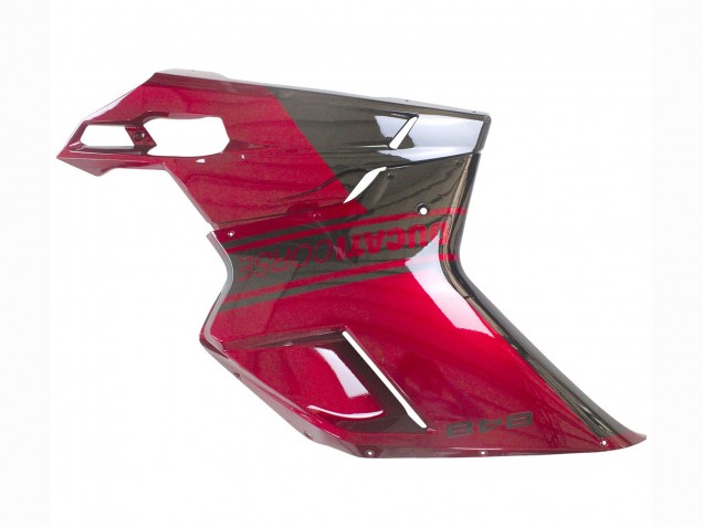 Migliori Carena Moto Ducati 848 2007-2014 - Rosso Nero Lucido