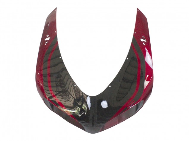 Migliori Carena Moto Ducati 848 2007-2014 - Rosso Nero Lucido