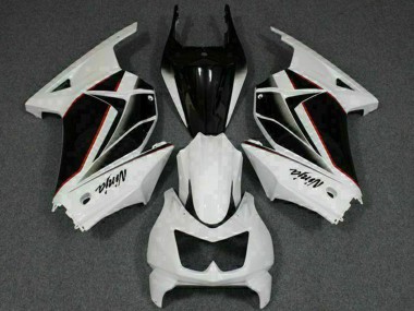 Migliori Carena Moto Kawasaki EX250 2008-2012 - Bianco Nero Ninja