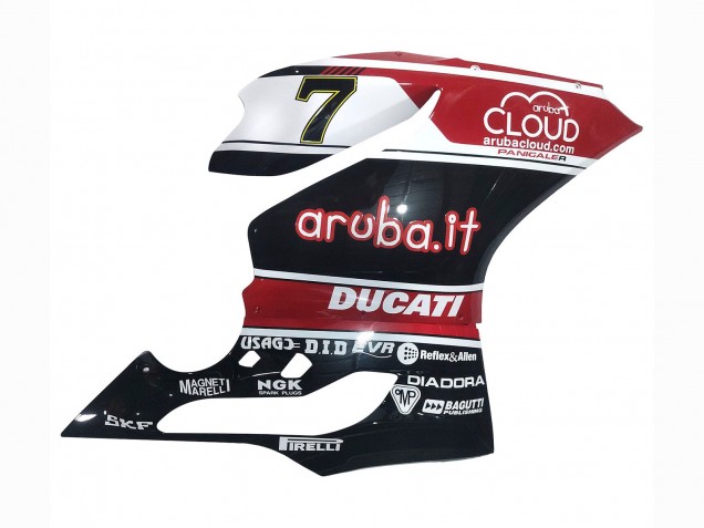 Migliori Carena Moto Ducati Panigale 899/1199 2011-2014 - Bianco Rosso Nero Lucido Aruba.it 7